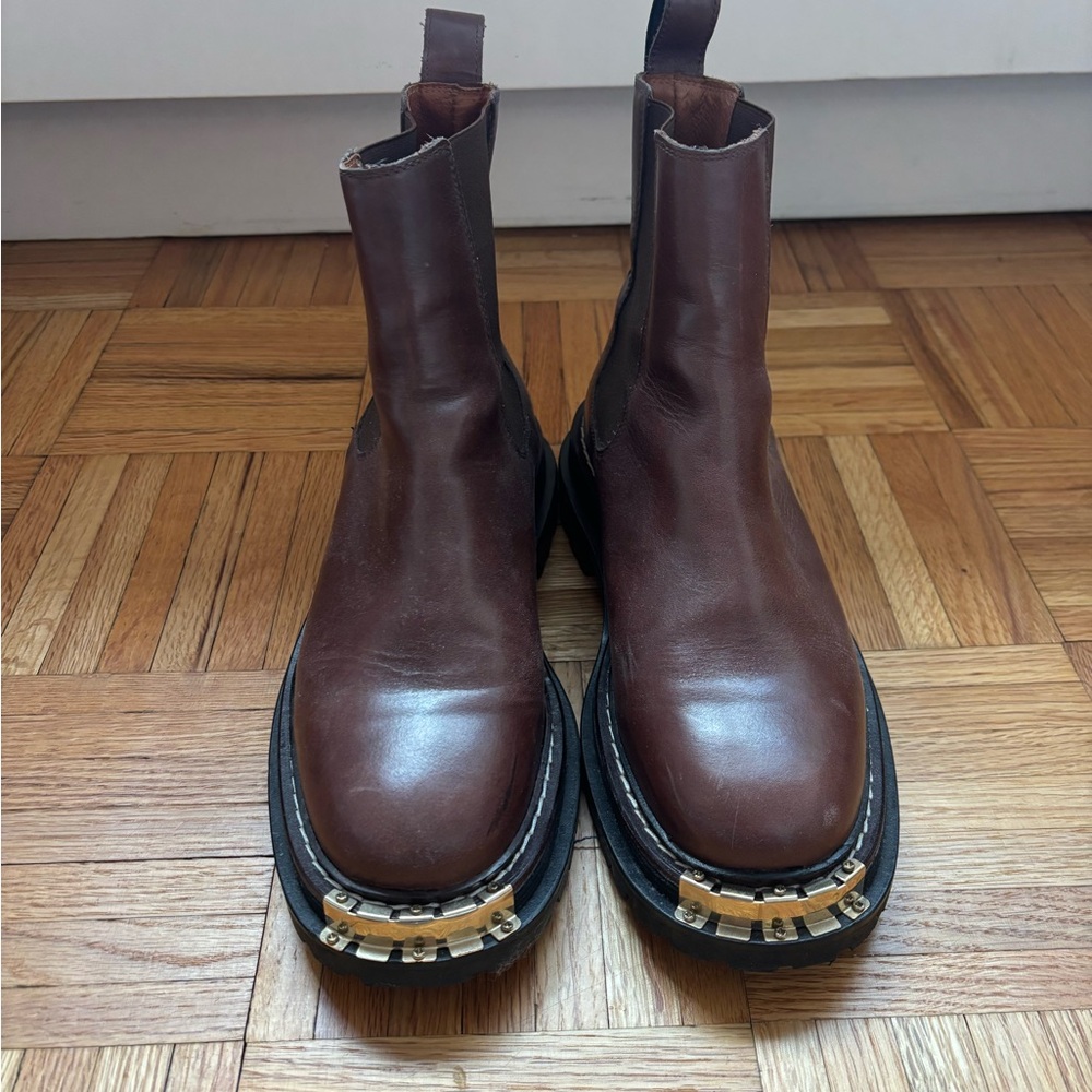 Sandro Brown Leather Women's Boots